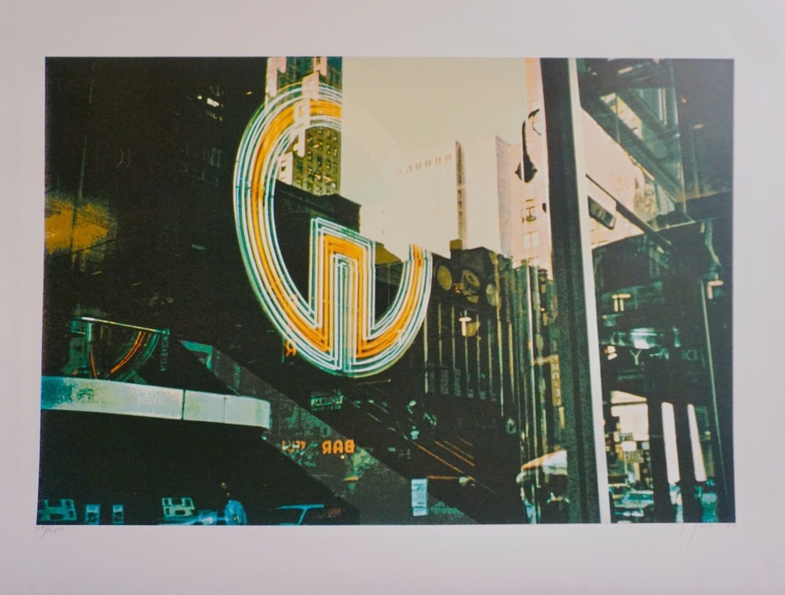 Ching Jang Yao Reflection Hand Signed Screenprint Photosrealism (1 of 2)