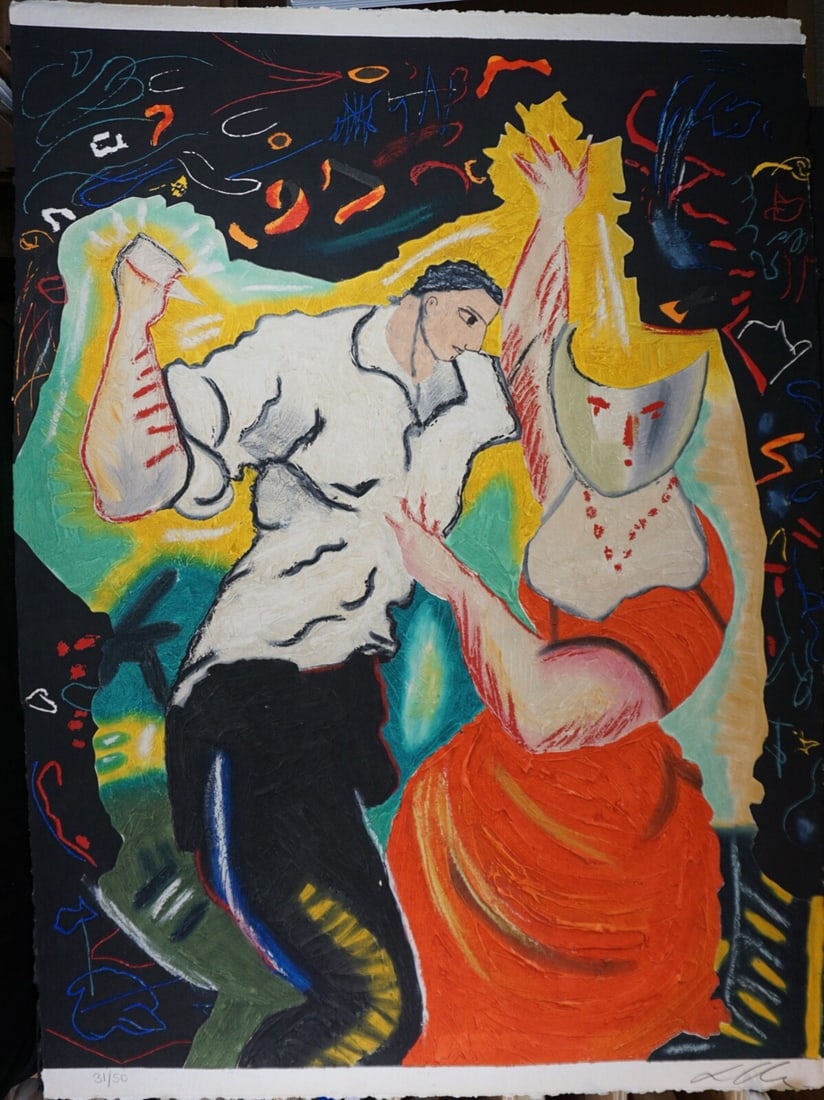 Sandro Chia Untitled #2 Hand Signed Etching (1 of 3)