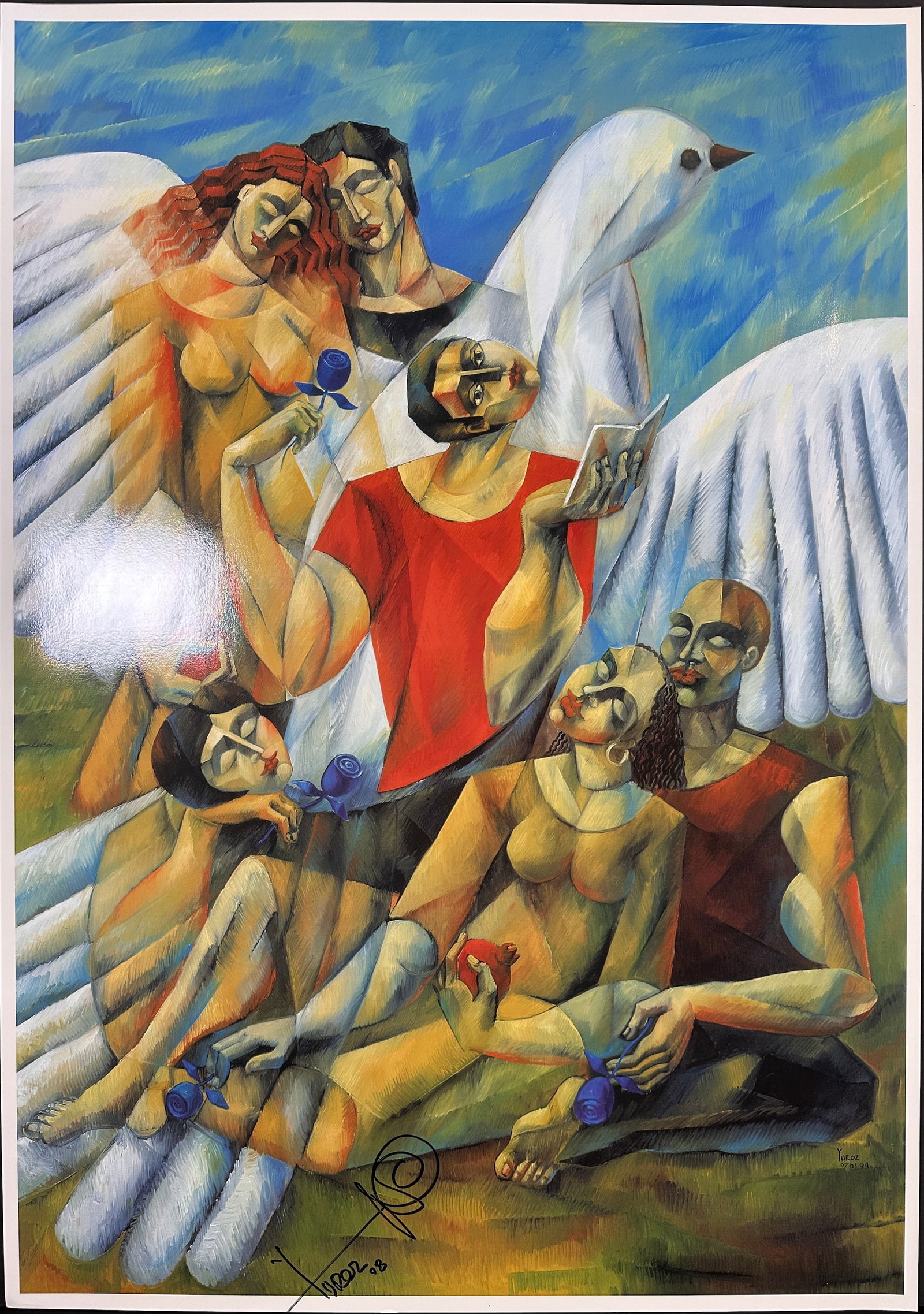 Yuroz Untitled Hand Signed Poster (1 of 3)