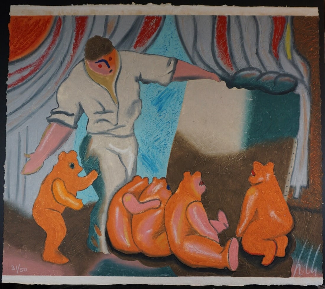 Sandro Chia Untitled #6 Hand Signed Etching (1 of 4)