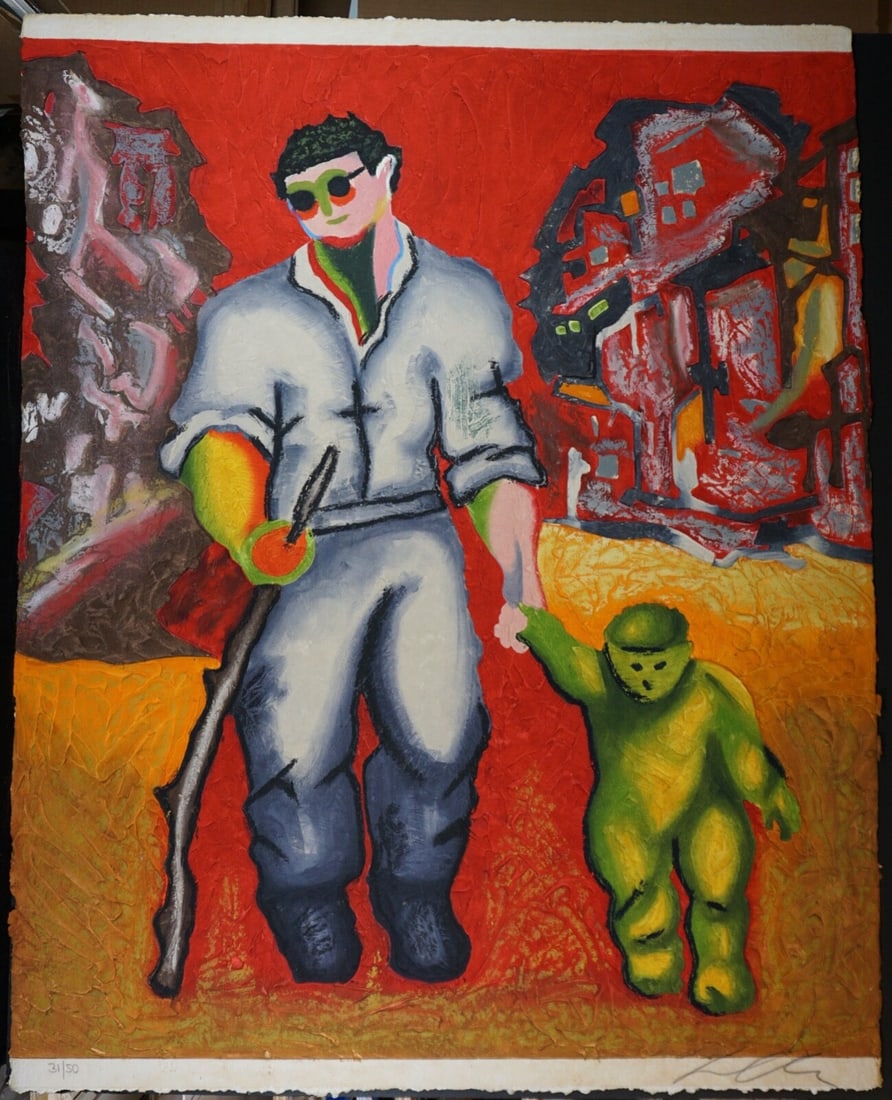 Sandro Chia Untitled #8 Hand Signed Etching (1 of 3)