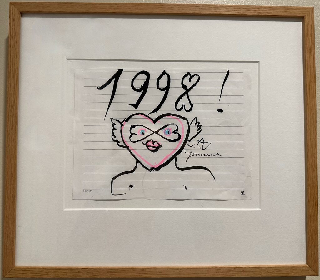 Roberto Matta Hommage to Germana 1998 Original Drawing (1 of 2)