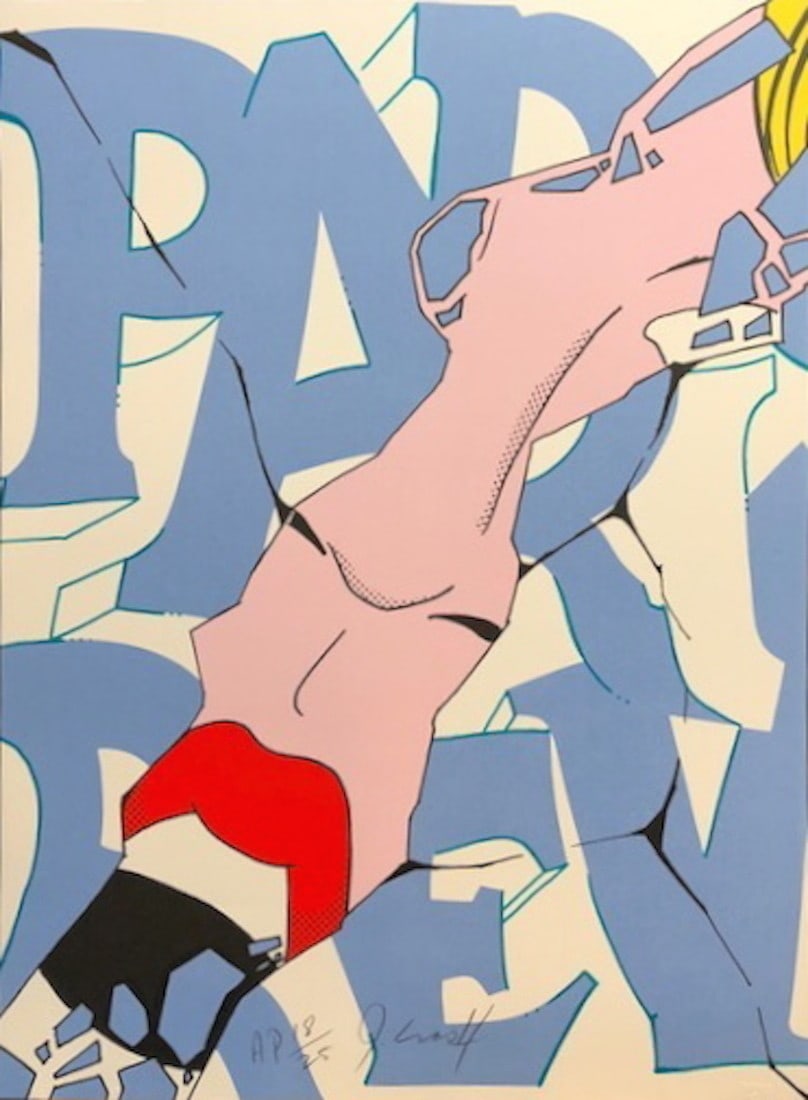 CRASH John Matos Paris Review Hand Signed Numbered Serigraph (1 of 1)