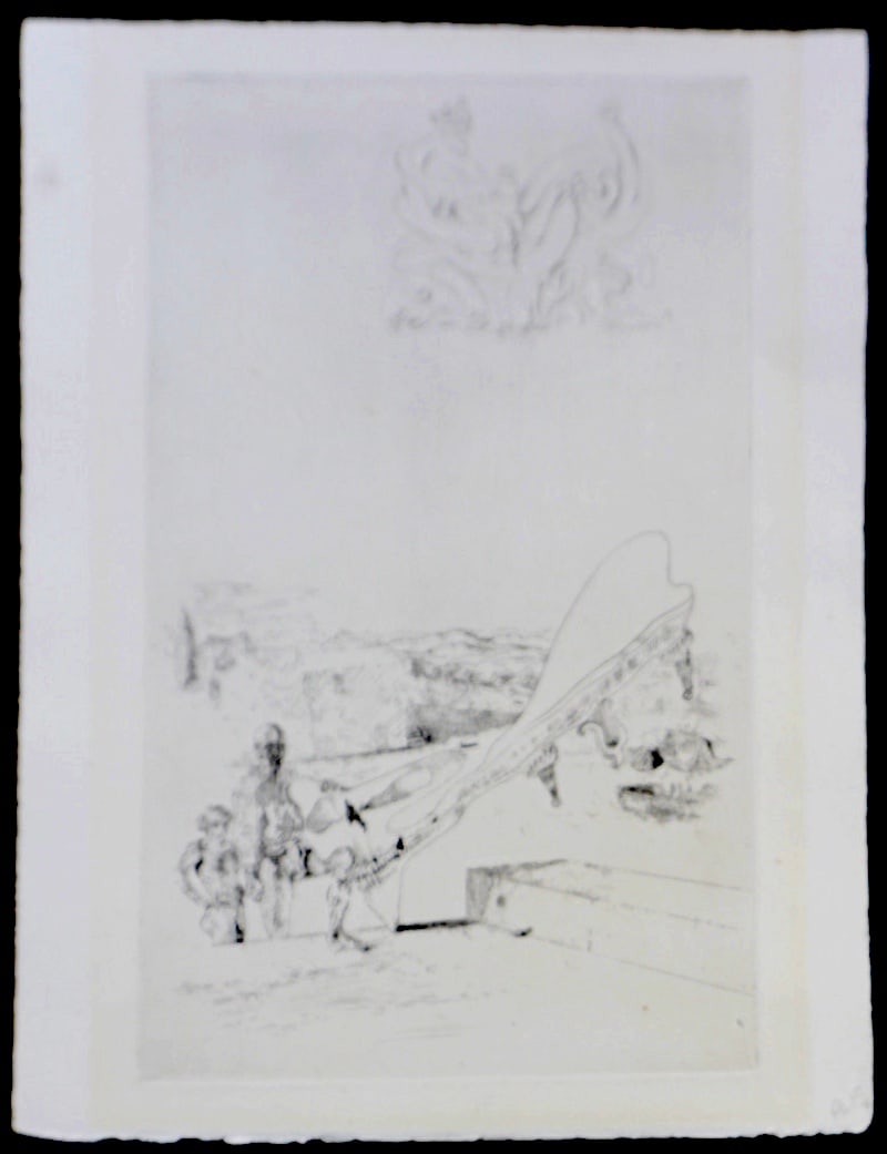 Salvador Dali Les Chantes de Maldoror Memory of Music Etching (1 of 3)