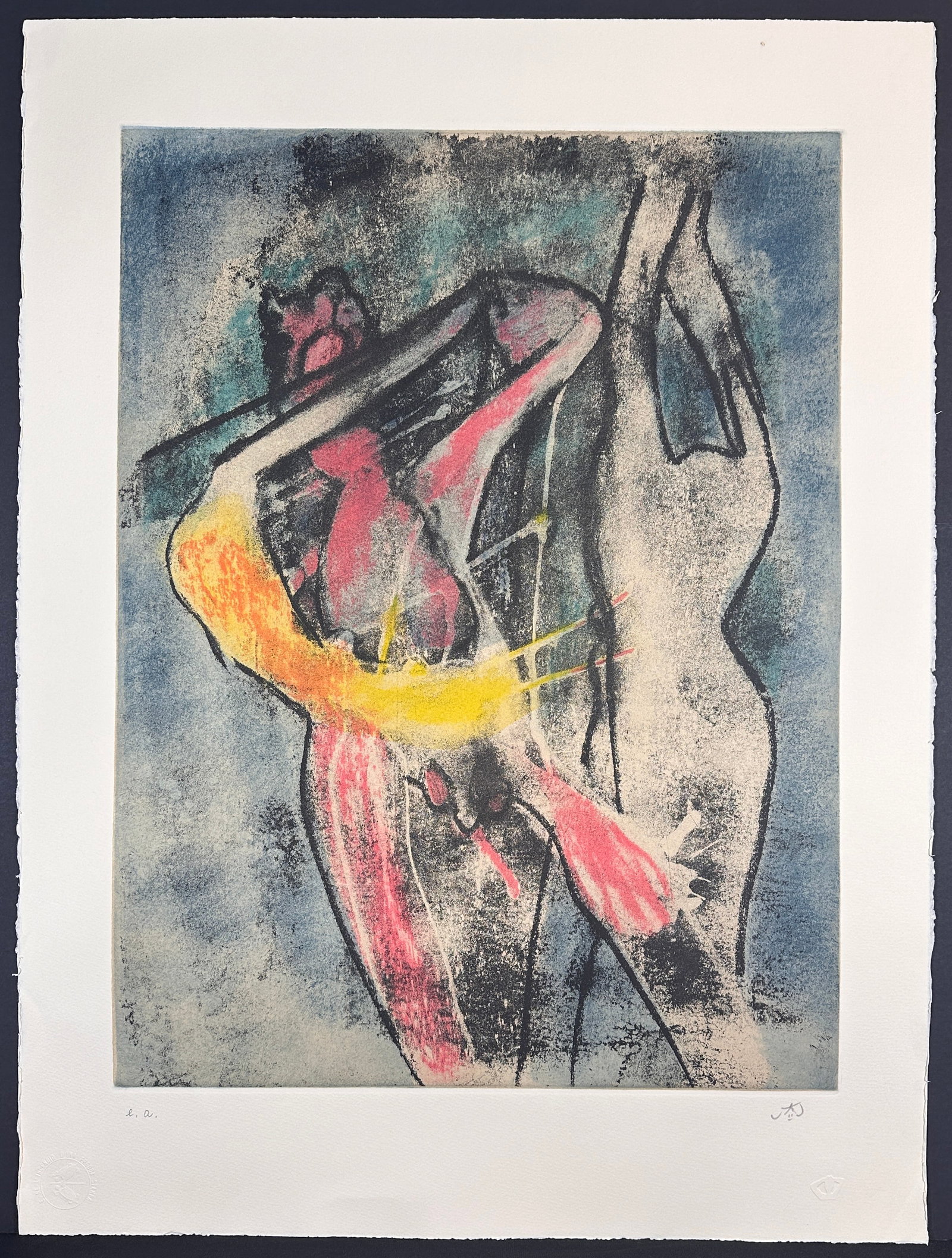 Roberto Matta Nudo Dato al Verso Hand Signed Numbered Etching and Aquatint (1 of 4)