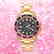 18K YELLOW GOLD ROLEX GMT MASTER II 116718 40MM BLACK - 5