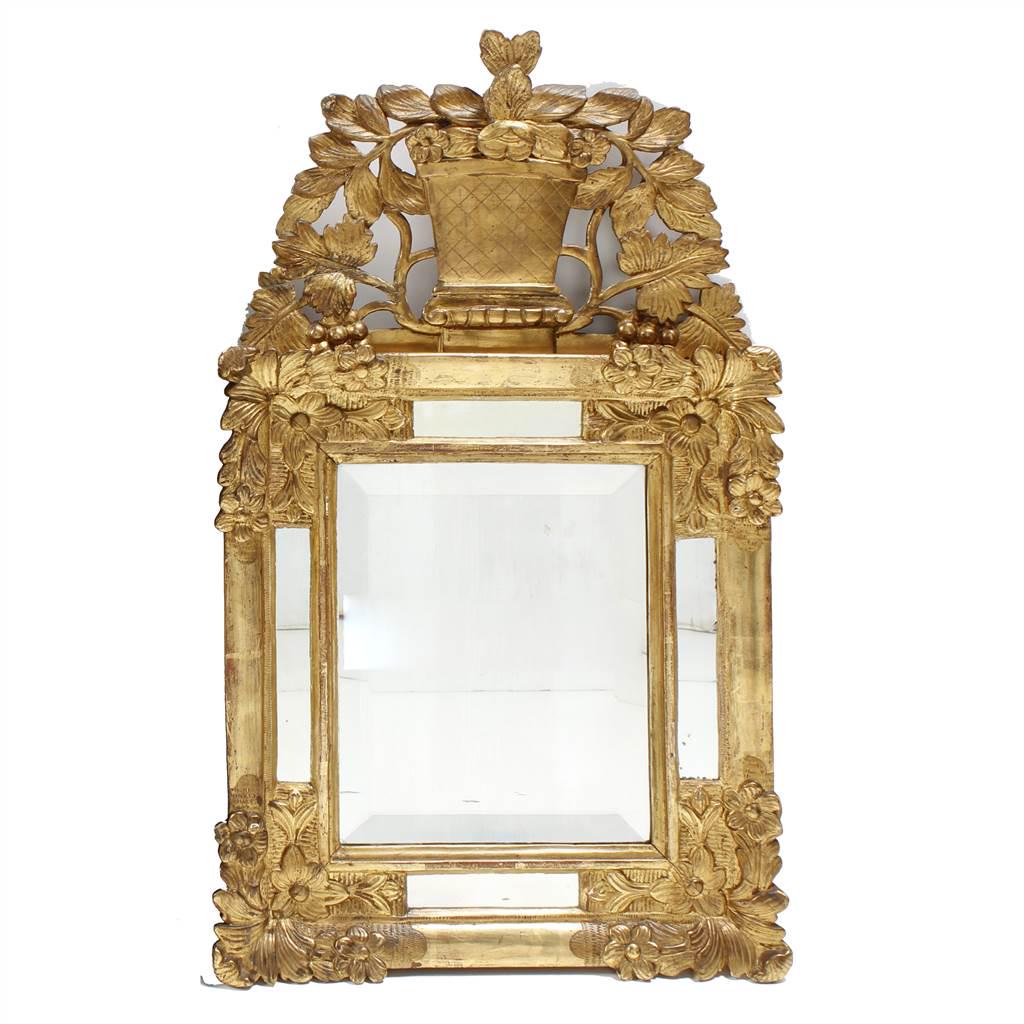 FRENCH MIRROR, 19TH CENTURY. (1 of 1)