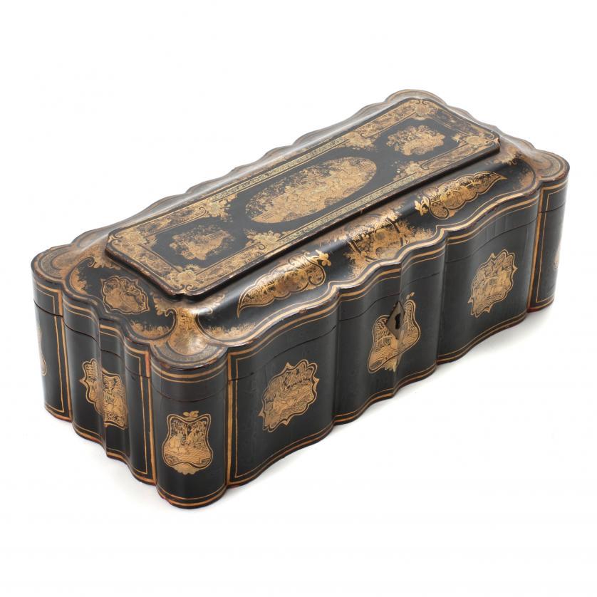 CHINESE BOX, LATE 19TH - EARLY 20TH CENTURY. (1 of 7)