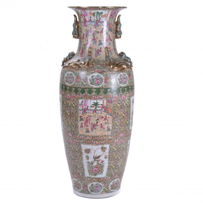 LARGE CHINESE VASE, FIRST HALF OF THE 20TH CENTURY. (1 of 7)