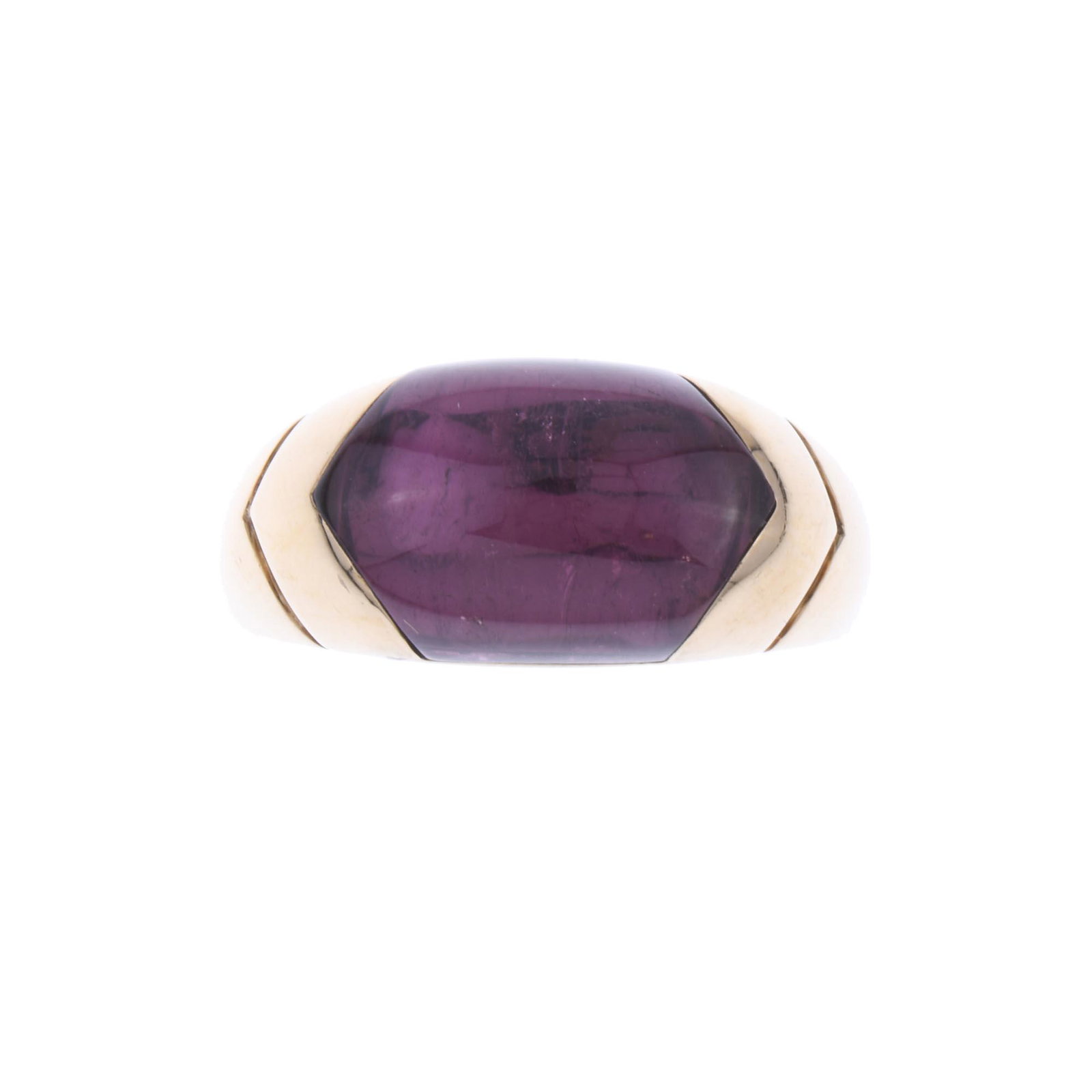 BULGARI TRONCHETTO. RING WITH AMETHYST. (1 of 2)