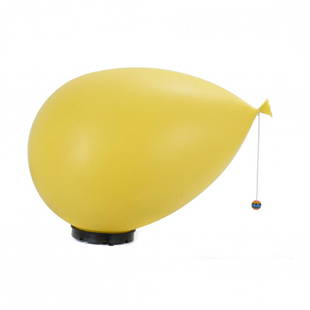 YVES CHRISTIN (20TH CENTURY). ITALIAN TABLE LAMP, MODEL: In polypropylene. Designed by Yves Christin in 1975 for Bilumen. Marked at the bottom. 34 x 53 x 27 cms. approx.