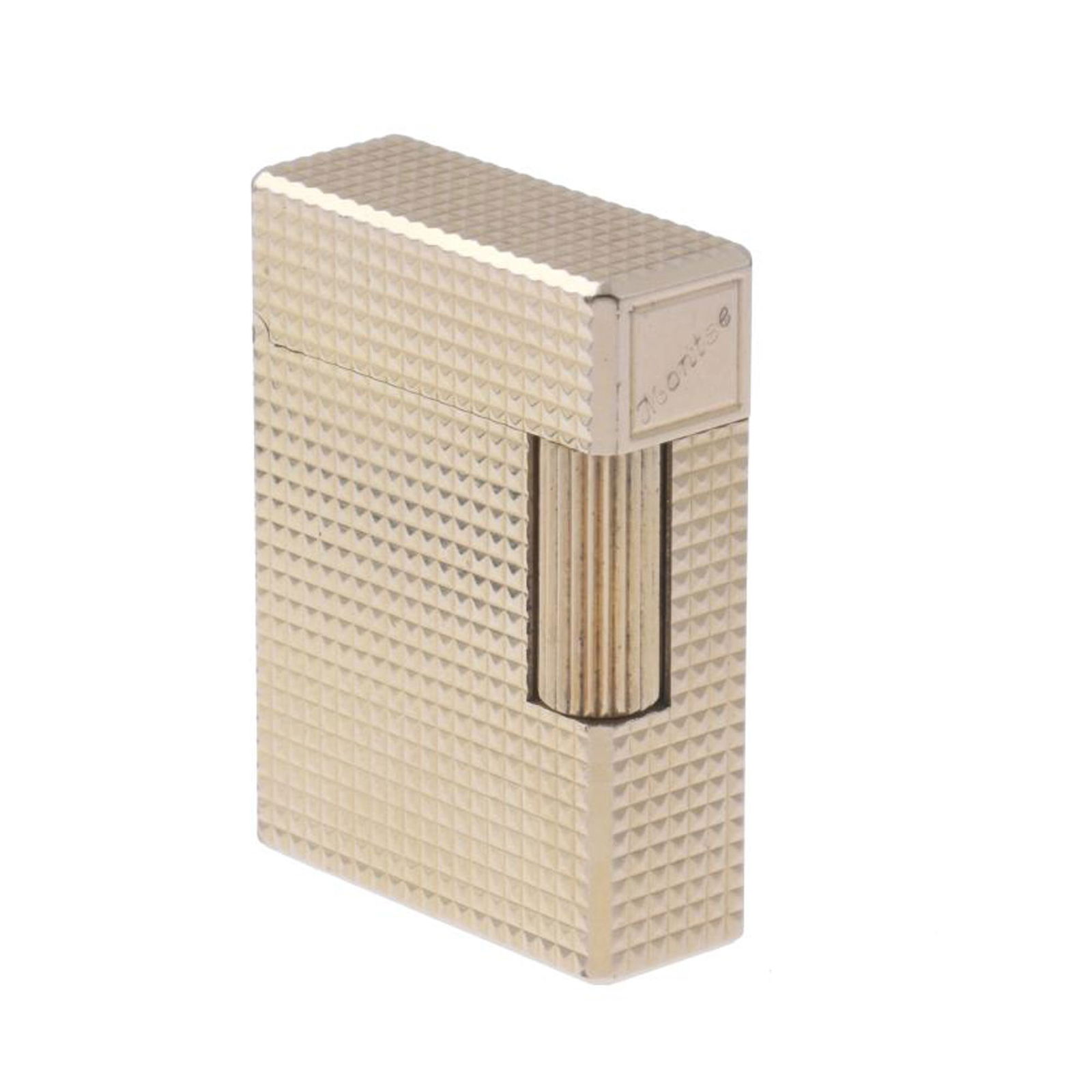 DUPONT, GOLD-PLATED LIGHTER.: Gold plated, 20 microns. With engraving on one side. It requires revision.