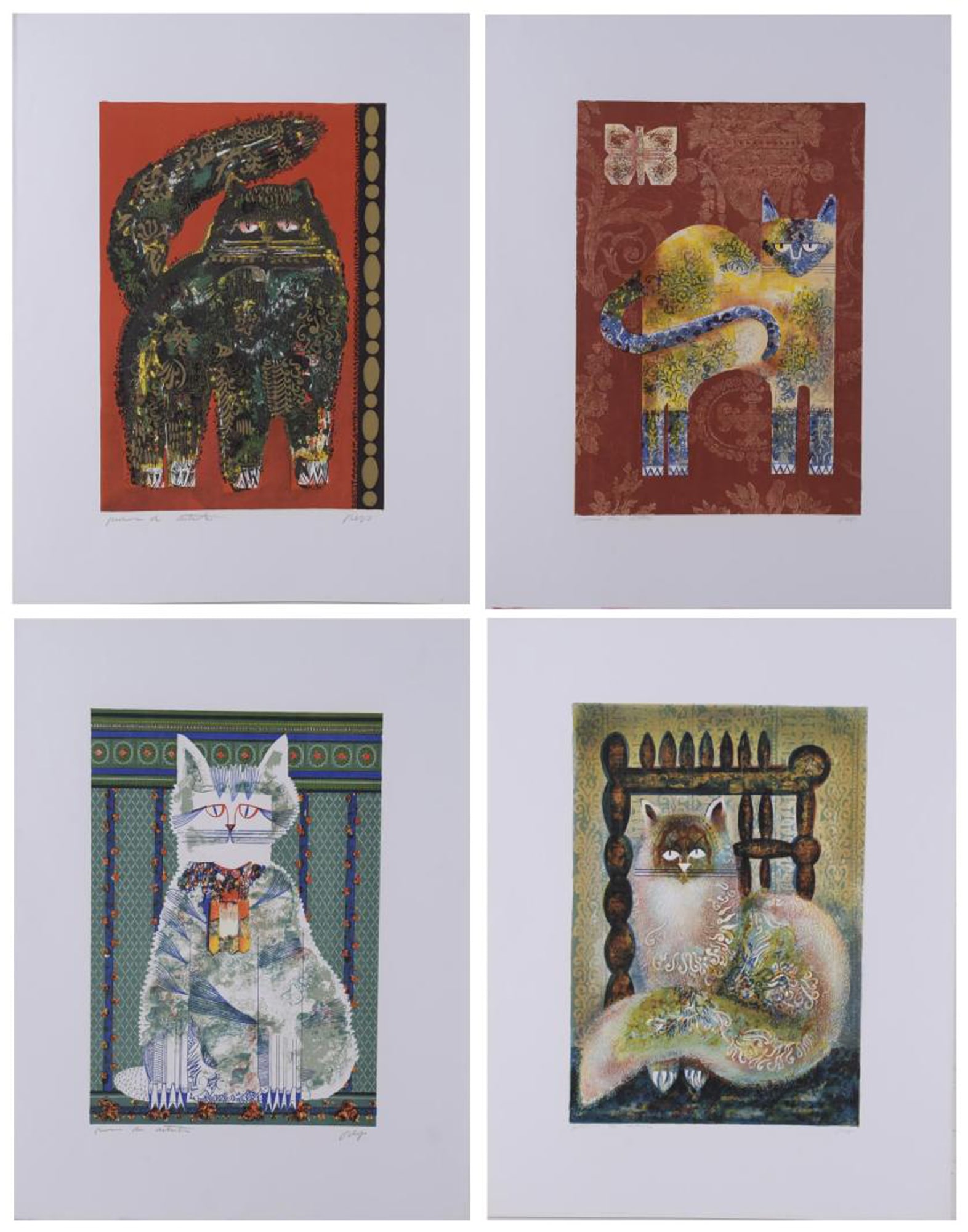 JOSEP PUIGMARTI VALLS (1932). Set of 4 lithographs. (1 of 11)