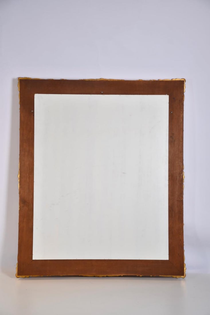 FERNANDO GARC?A (1914 - 1984) FOR MARIANO GARC?A. Wall mirror, Valencia.: Fernando García Nicolau was a prominent Valencian furniture manufacturer who ran the company Mariano García, specialised in classic carved furniture. During the 1970's and 1980's, he was a major exp