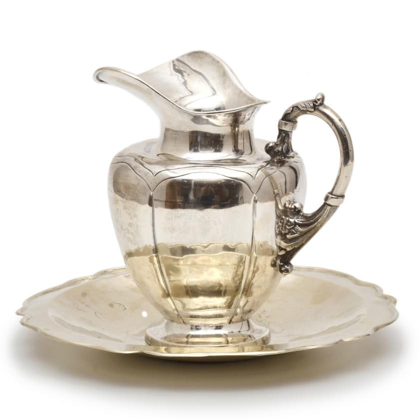 20TH CENTURY MEXICAN SCHOOL. Jug with dish. (1 of 7)