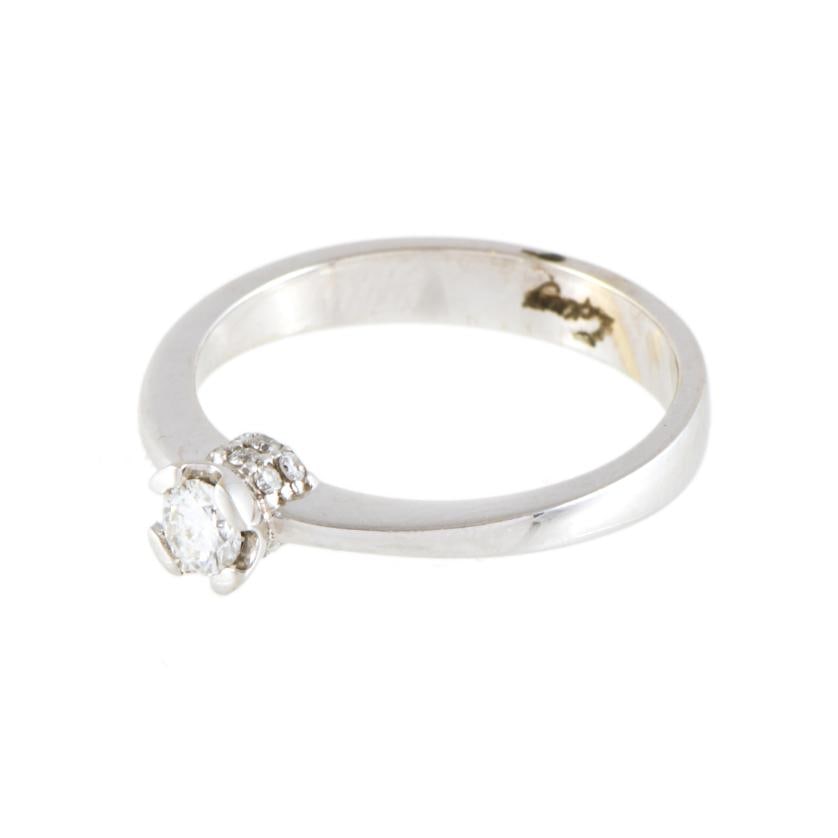 Diamond solitaire ring. - 2