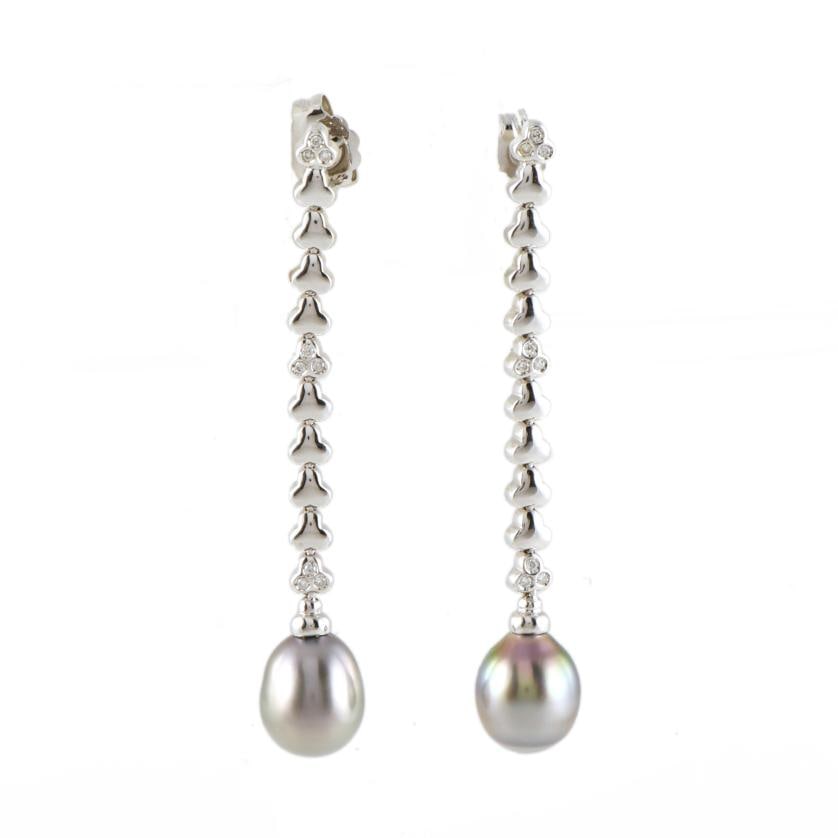 Long earrings with Tahiti pearl. (1 of 1)