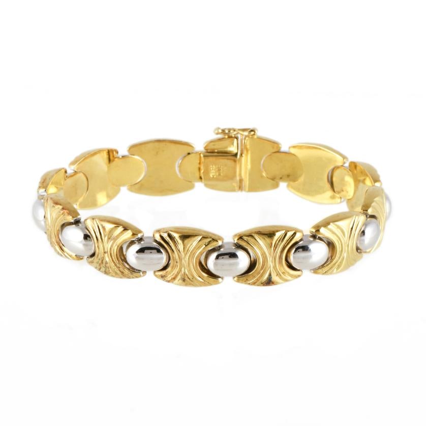 Two-colour flat bracelet. (1 of 2)