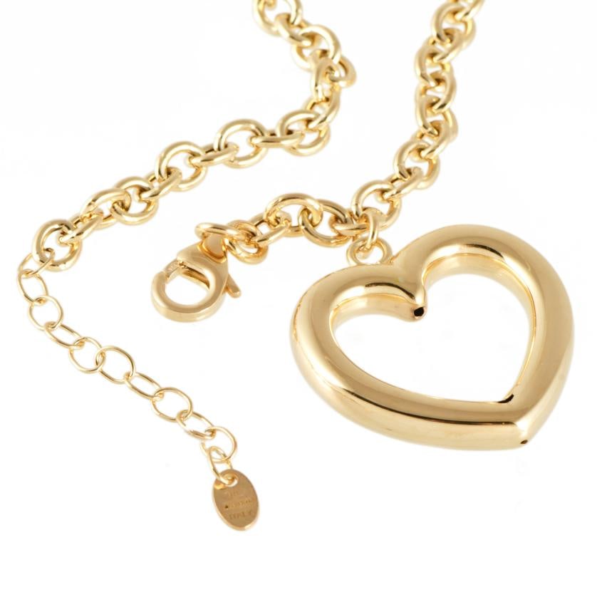 Links bracelet with hanging heart. (1 of 1)