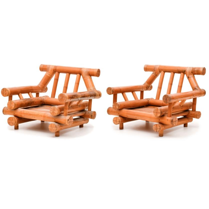 BUDJI LAYUC, Pair of armchairs. (1 of 3)