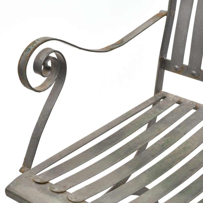 20TH CENTURY FRENCH SCHOOL. Set of 4 garden chairs. (1 of 5)