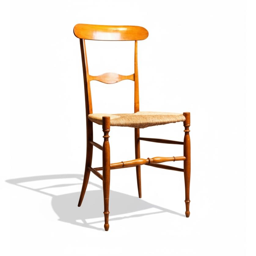 AFTER MODELS BY KARL FRIEDRICH SCHINKEL (1781–1841). Set of eleven German chairs, 19th century. (1 of 3)