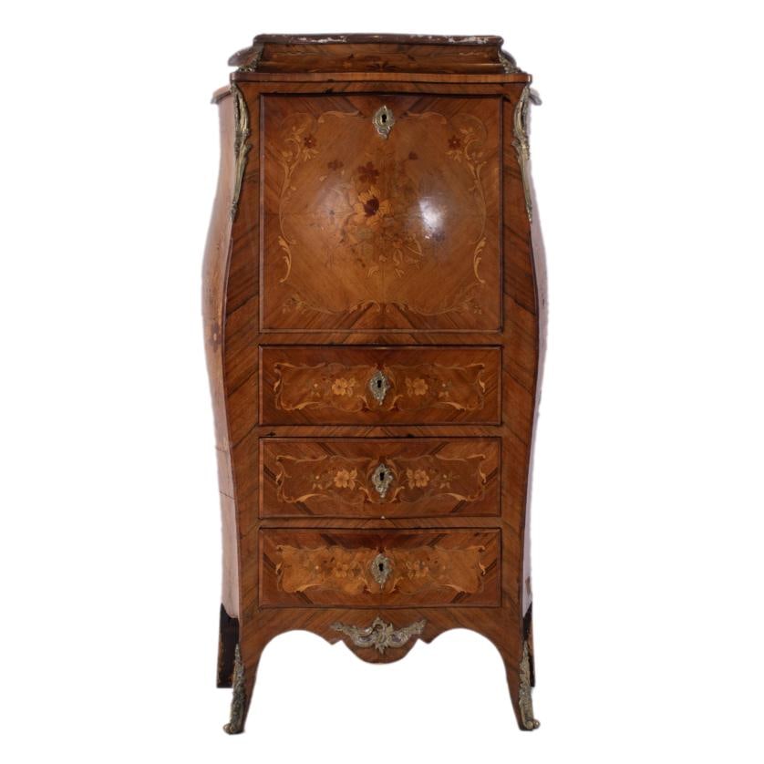 Louis XV style drop-leaf desk, 19th century. (1 of 4)