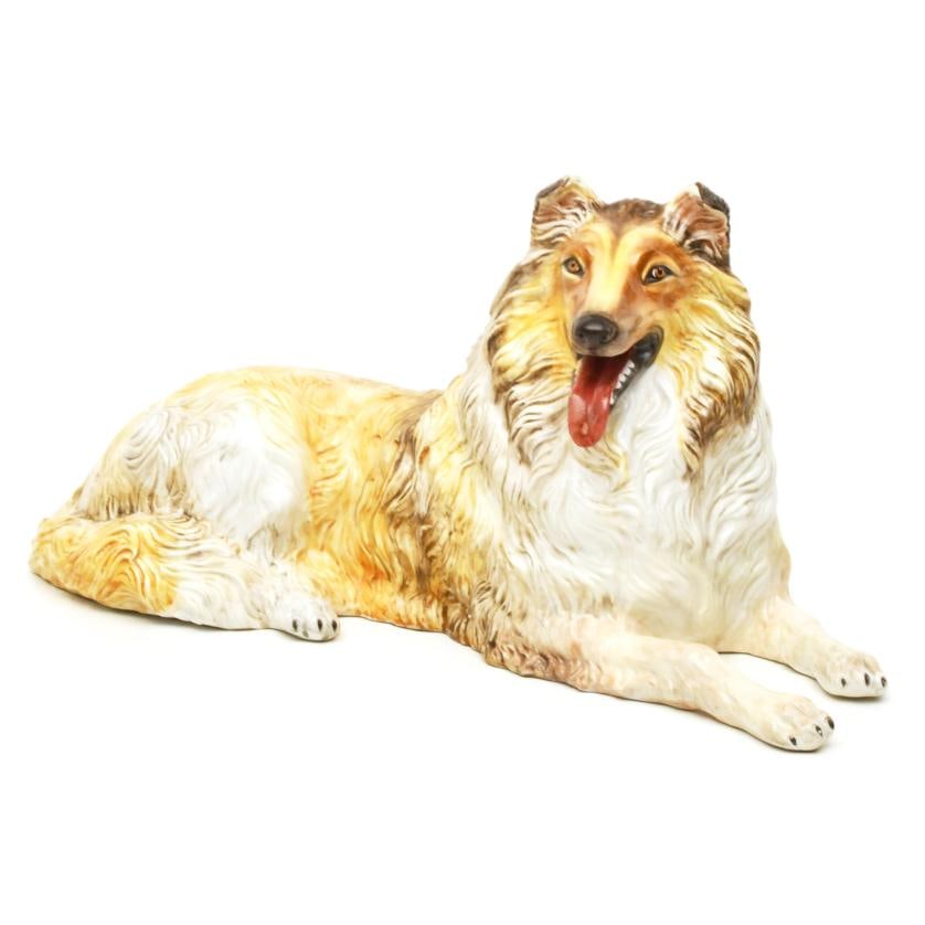 Italian Collie figurine, 1960's. (1 of 3)