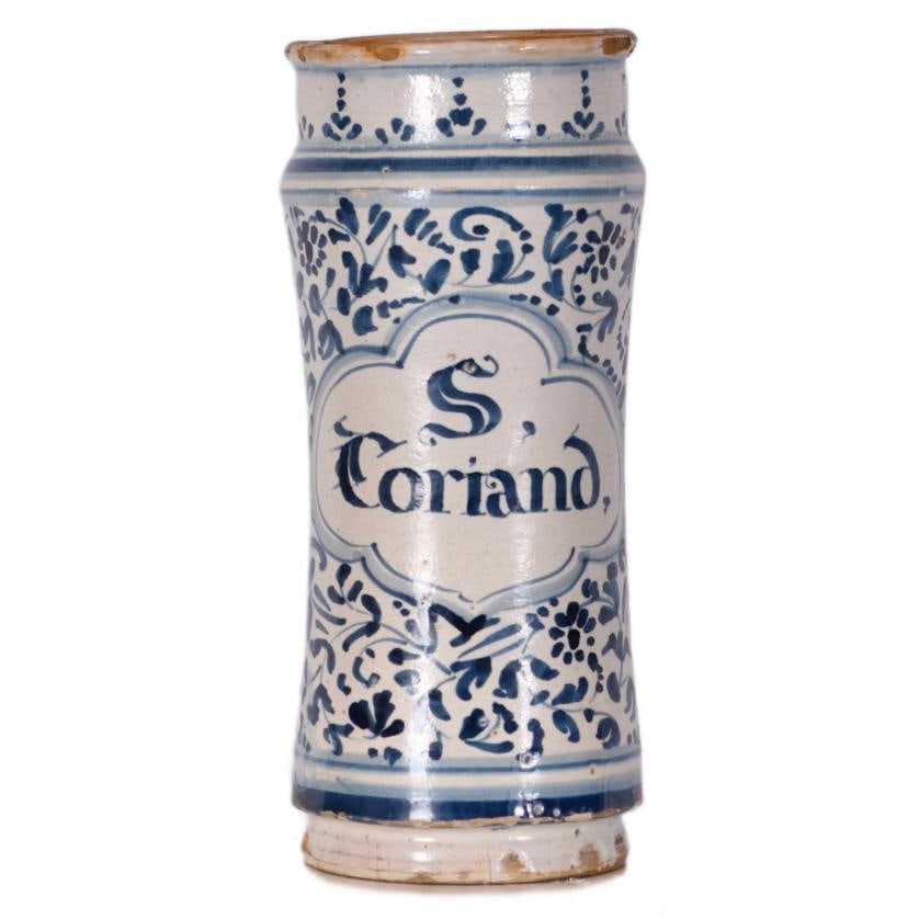 Catalan pharmacy jar, 18th century. (1 of 2)