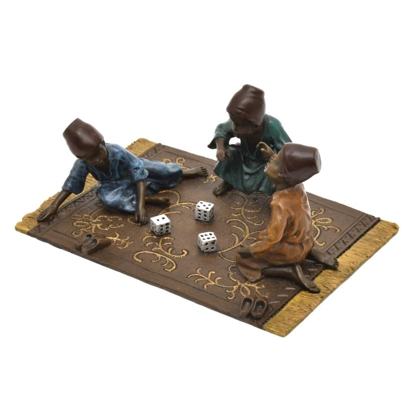 AFTER MODELS BY FRANZ BERGMAN. Children playing, 20th century. (1 of 3)