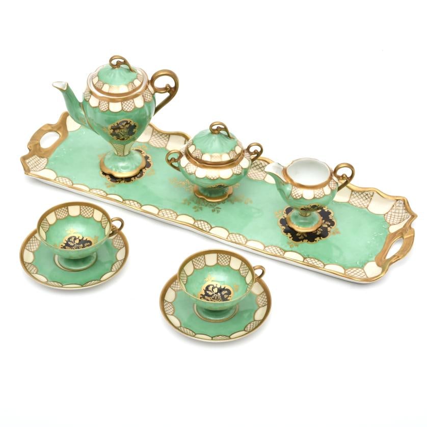 French Neoclassical style set, early 20th century. (1 of 10)