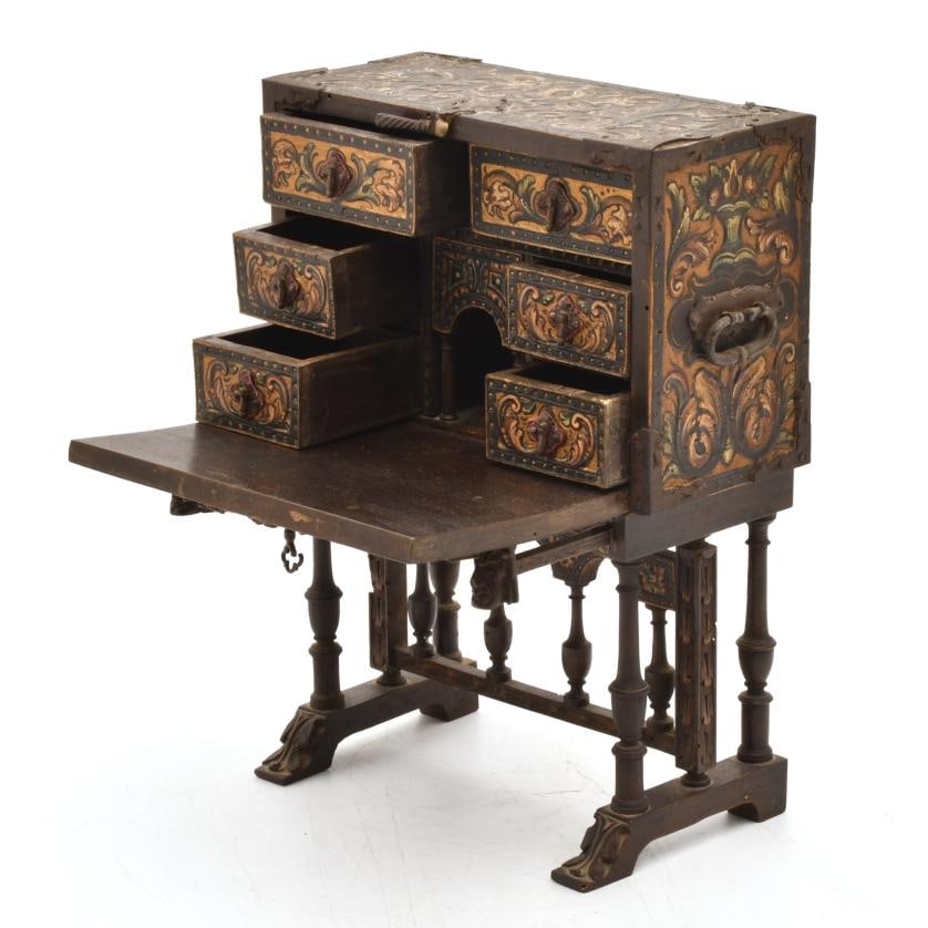 EARLY 20TH CENTURY SPANISH SCHOOL. Miniature cabinet. (1 of 5)