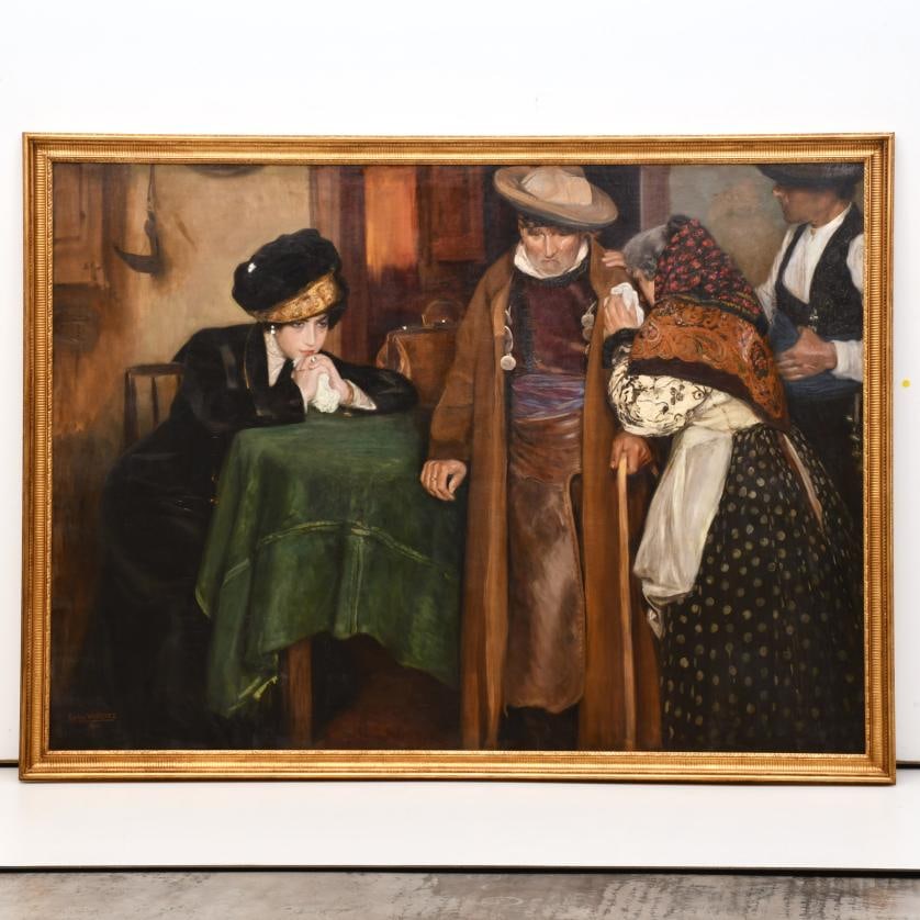 CARLOS V?ZQUEZ (1869-1944) 'La hija pródiga', 1911. (1 of 5)