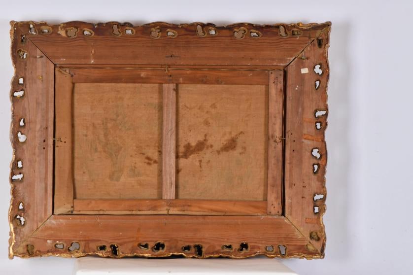 19TH CENTURY VENICE SCHOOL. 'Venice', 1883.: Oil on canvas. Signed E. Lobjoy and dated 1883. 37 x 56 cm; 60 x 81 cm (frame).