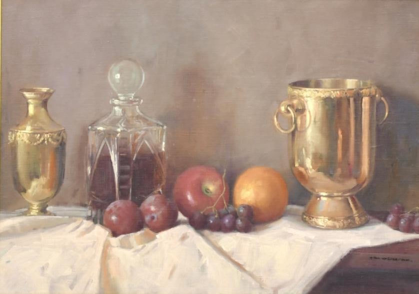 BENITO S?NCHEZ HIDALGO (1944). Still life on 'Los encantes', 2000. (1 of 4)