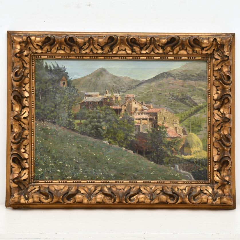 20TH CENTURY SPANISH SCHOOL. 'Landscape'. (1 of 4)