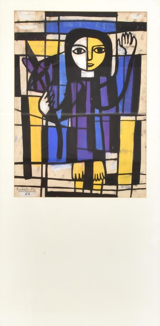 FRANCESC FORNELLS-PLA (1921-1999). 'Figure', 1968. (1 of 4)