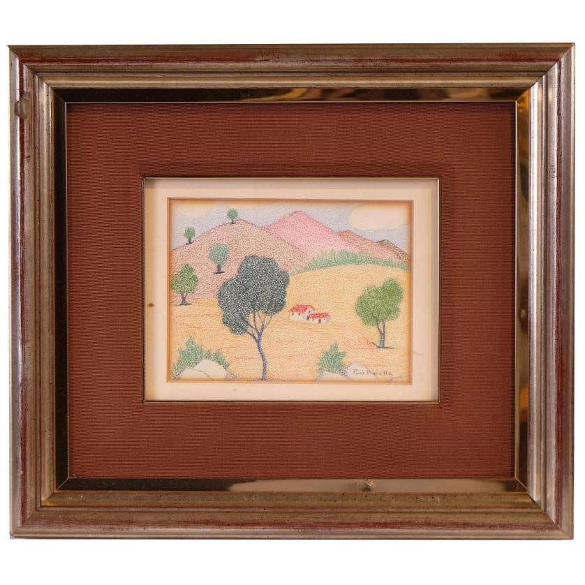 LLU?S PUIG BARELLA (1894-1984). 'Landcape'. (1 of 2)