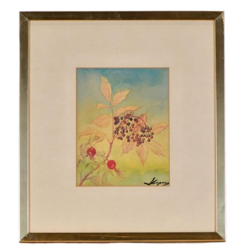 JOAN COPONS (1942). 'Leaves and fruits'. (1 of 2)