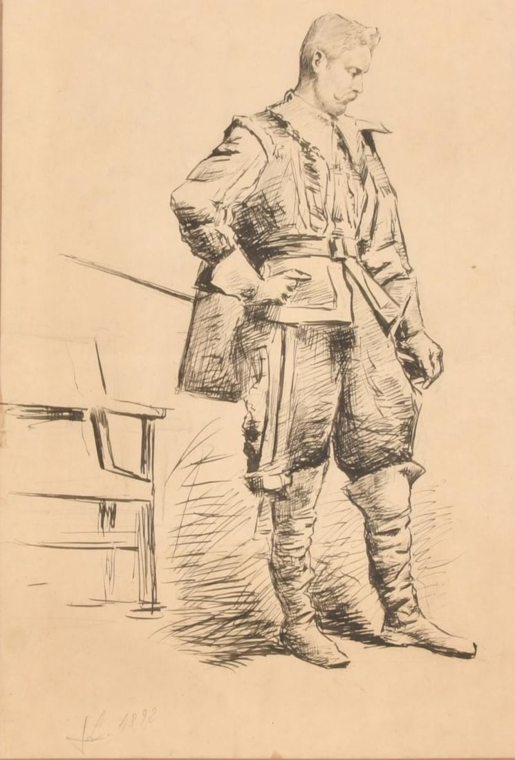 JOAN LLIMONA I BRUGUERA (1860-1926). 'Portrait of a gentleman', 1892. (1 of 4)