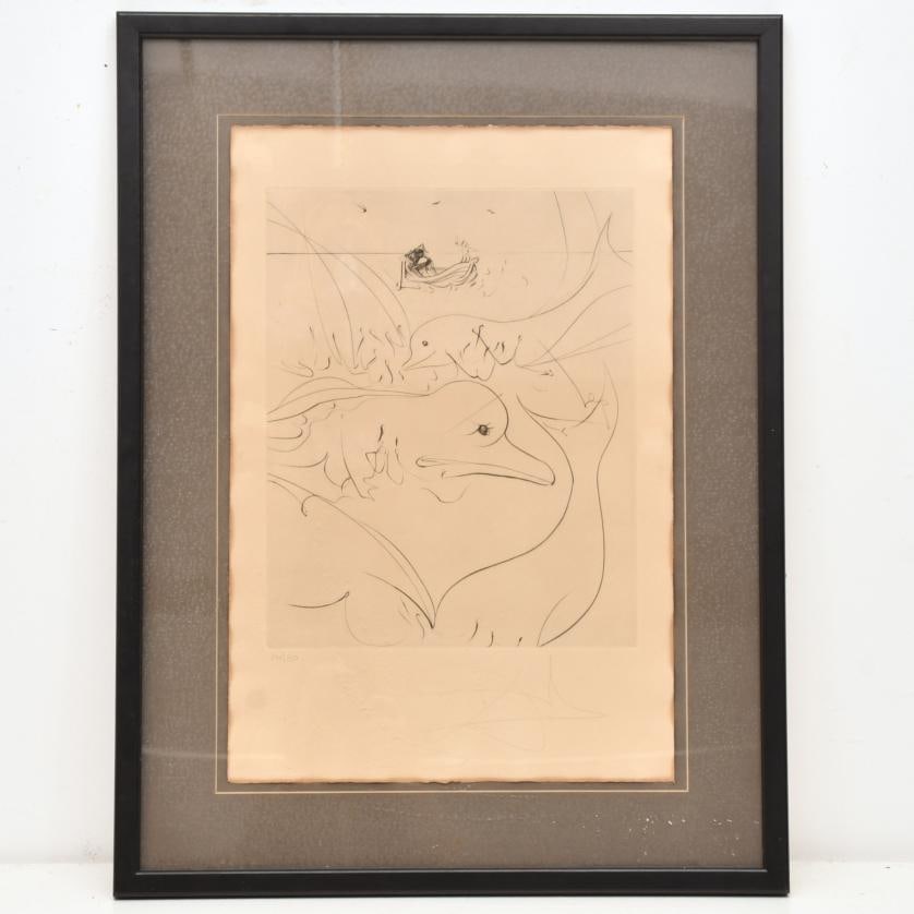 SALVADOR DAL? I DOMÈNECH (1904-1989). From the series ‘The Old Man and the Sea’, circa 1974. (1 of 4)