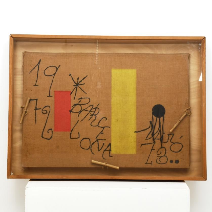 JOAN MIRÓ (1893-1983). Folder-Object designed by Joan Miró to house the series of prints titled (1 of 5)