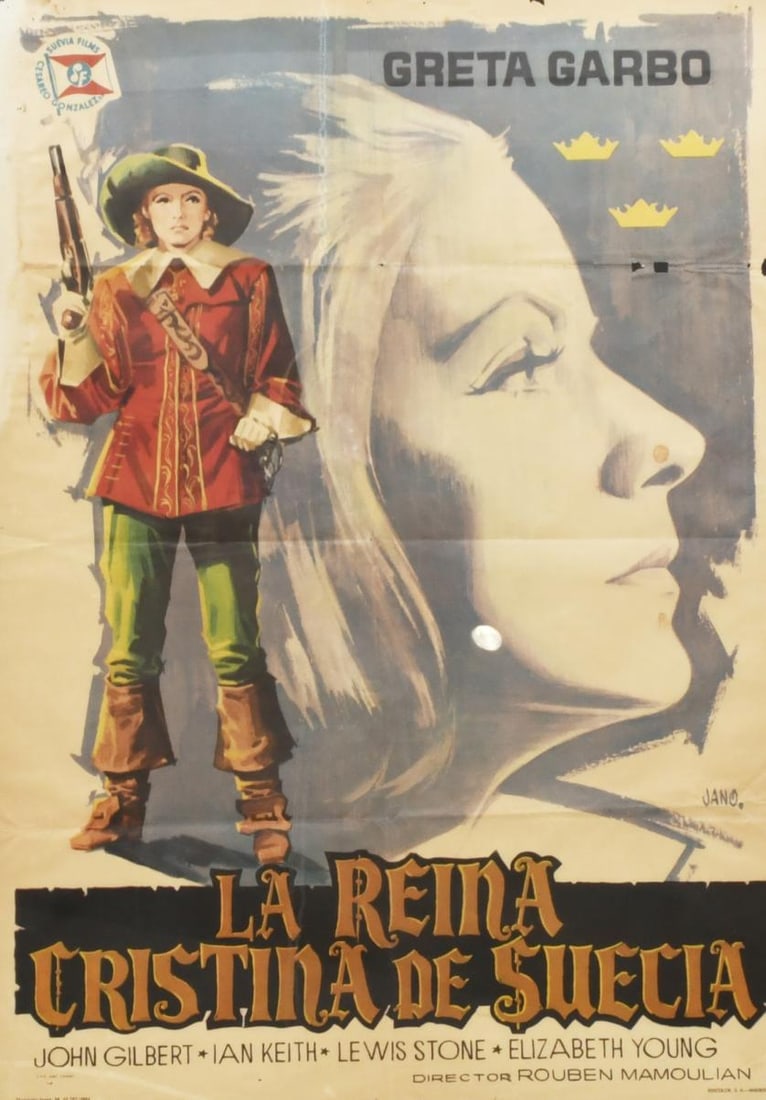 FRANCISCO FERN?NDEZ-ZARA 'JANO' (1922-1992). Original poster for the film ‘Queen Christina,’ (1 of 4)