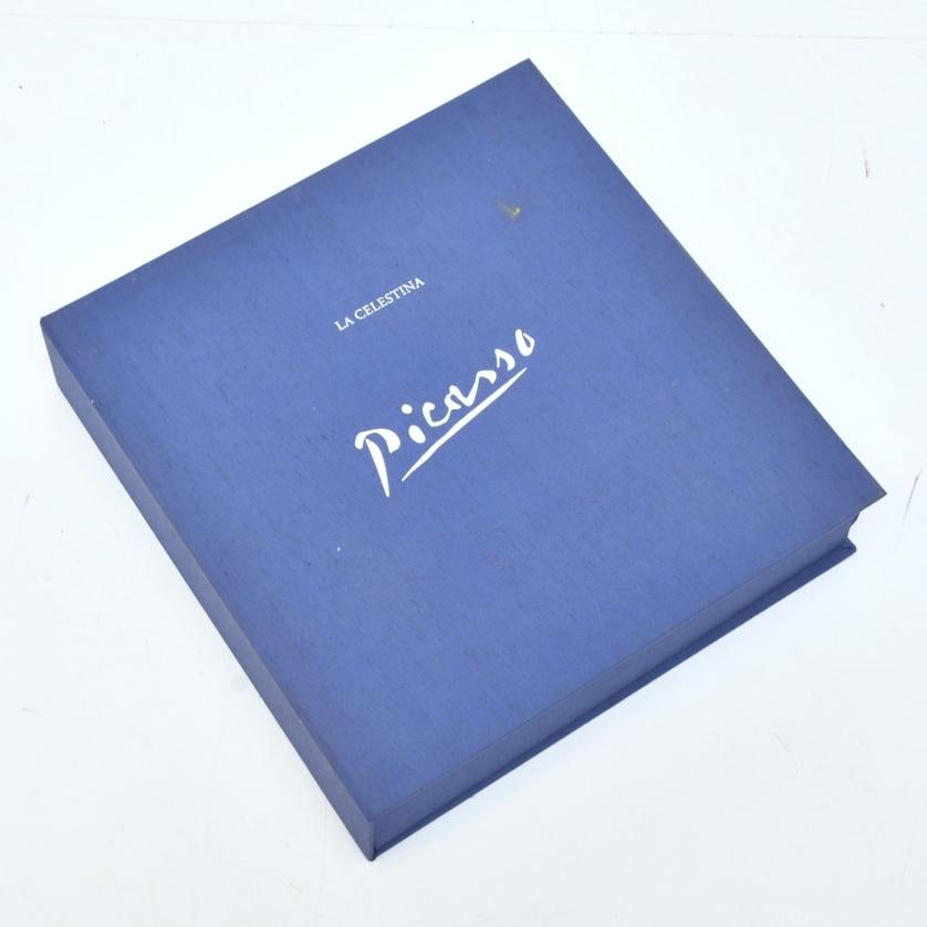 PABLO PICASSO (1881-1973). 'La Celestina'.: Artika in collaboration with the Picasso Estate. This deluxe edition, limited to 2,998 copies, is accompanied by the books 'Estudios' and 'La Celestina'. Original blue cloth case and aluminium cover s