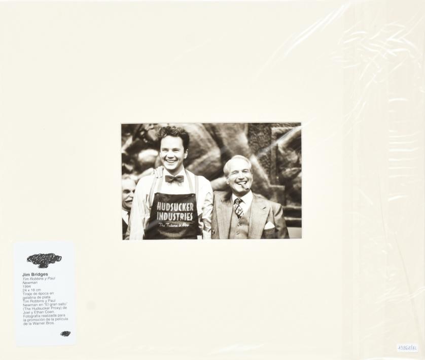 Jim Bridges. Tim Robbins and Paul Newman. 1994. (1 of 1)