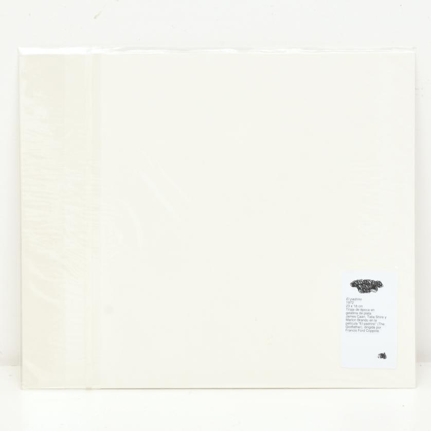 The Godfather. 1972.: Vintage silver gelatin print. James Caan, Talia Shire and Marlon Brando in the film ‘The Godfather’, directed by Francis Ford Coppola. 18 x 23 cm (photo).