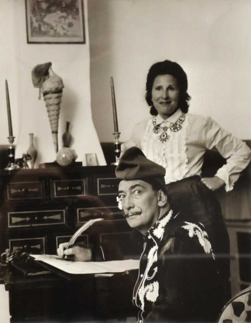 Aldo (Alfredo) Durazzi (1925 - 1990). Salvador Dalí and Gala, Portlligat, 1957. (1 of 3)