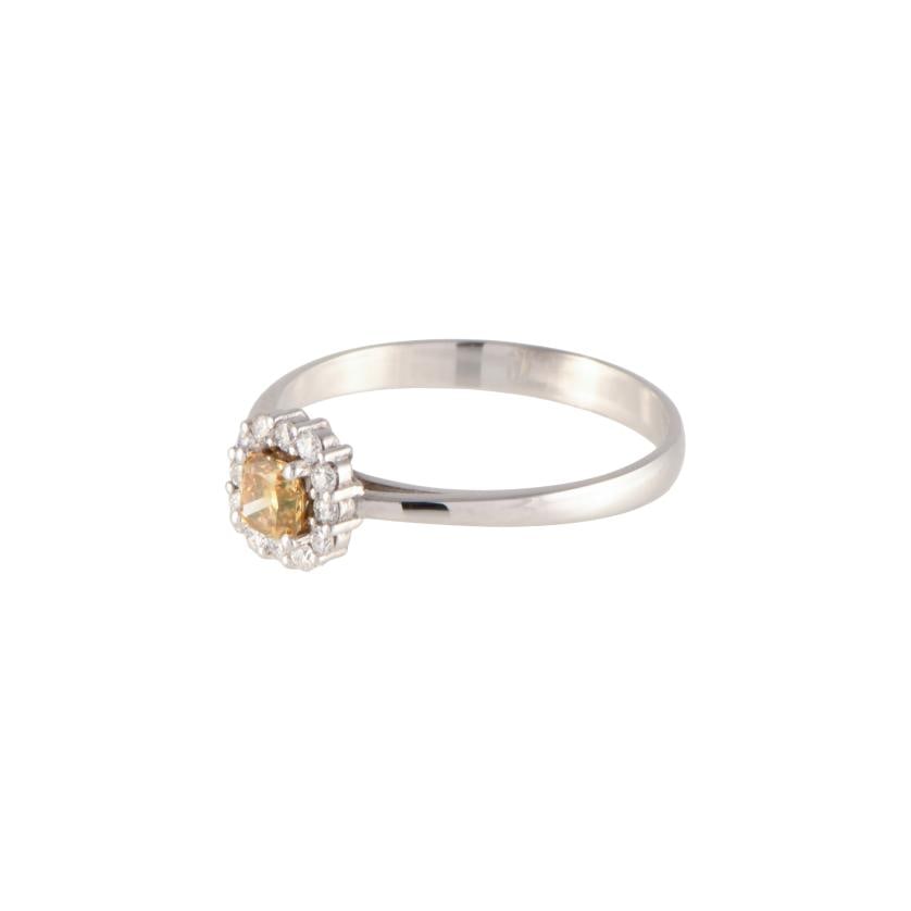 Diamonds rosette ring. - 2