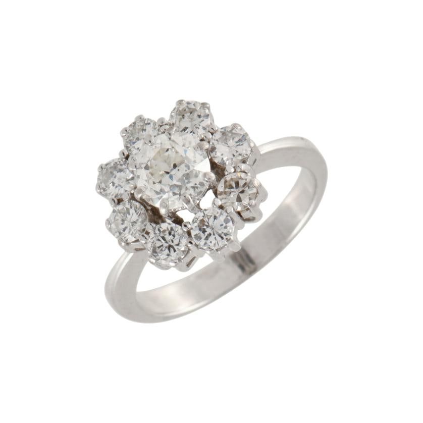 Diamonds rosette ring. (1 of 2)