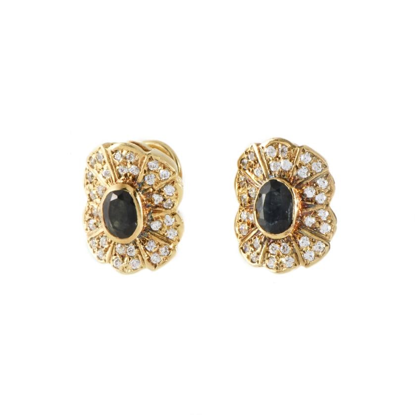 Blue quartz and zircons earrings (1 of 1)